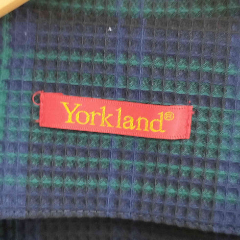 ヨークランド YORKLAND タータンチェック ワッフルシャツ フレアスカート  セットアップ レディース  11AR